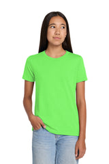 Joe's USA Premium Youth Heather CVC Tee