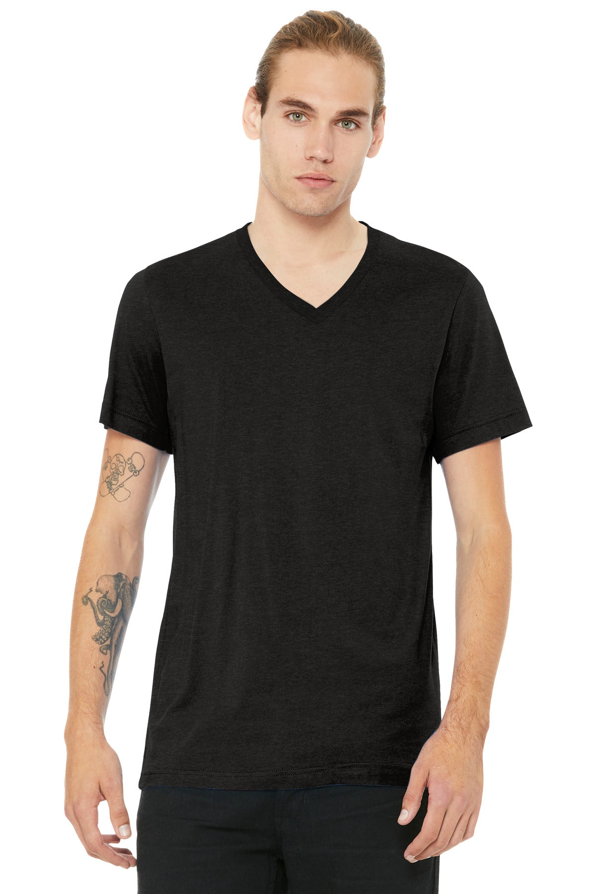BELLA+CANVAS ®  Unisex Heather CVC V-Neck Tee BC3005CVC - Bella + Canvas BC3005CVC