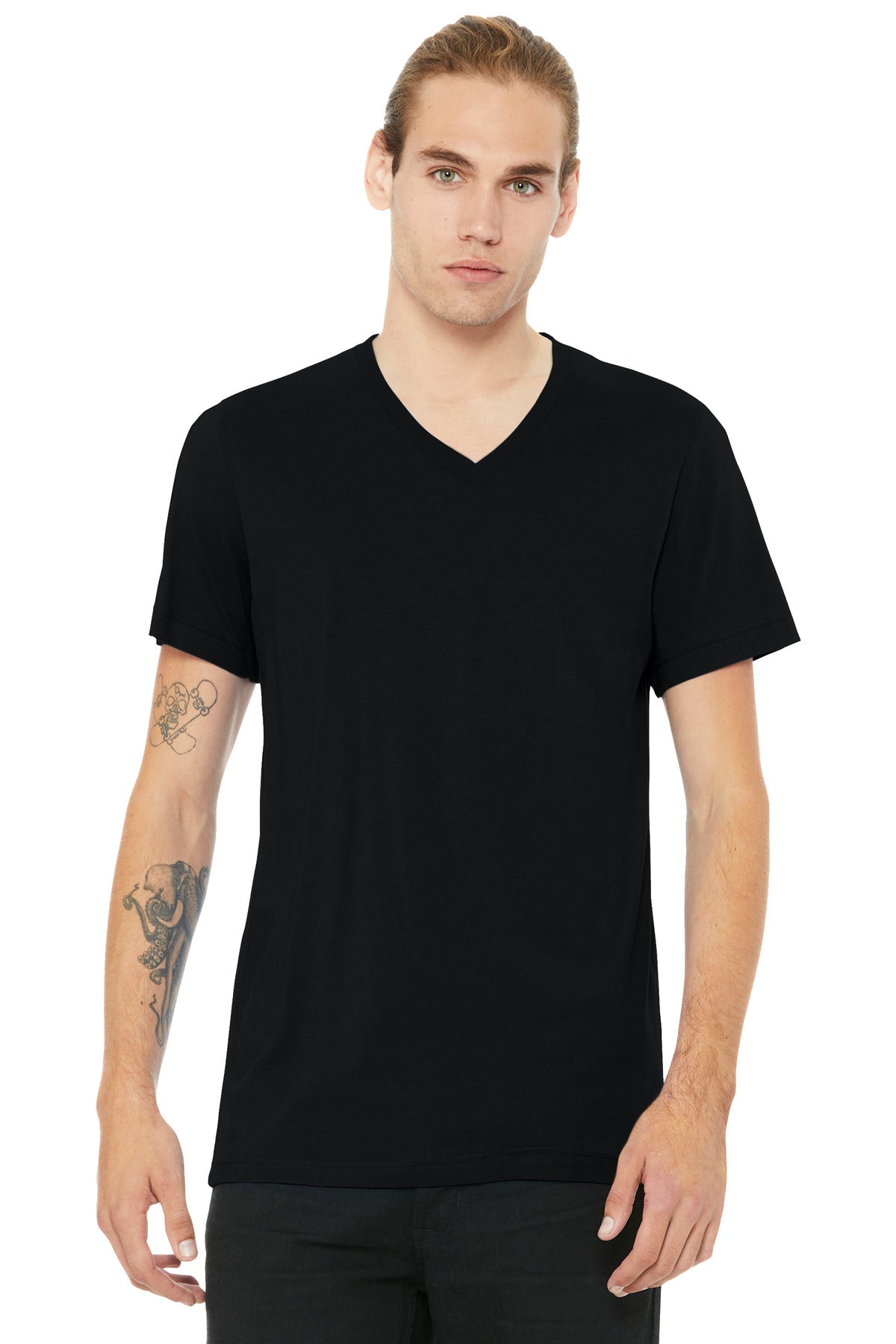 BELLA+CANVAS ®  Unisex Heather CVC V-Neck Tee BC3005CVC - Bella + Canvas BC3005CVC