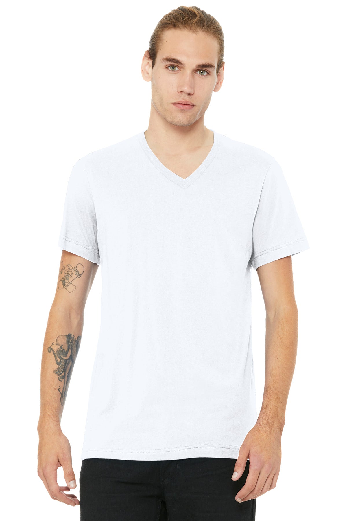 BELLA+CANVAS ®  Unisex Heather CVC V-Neck Tee BC3005CVC - Bella + Canvas BC3005CVC