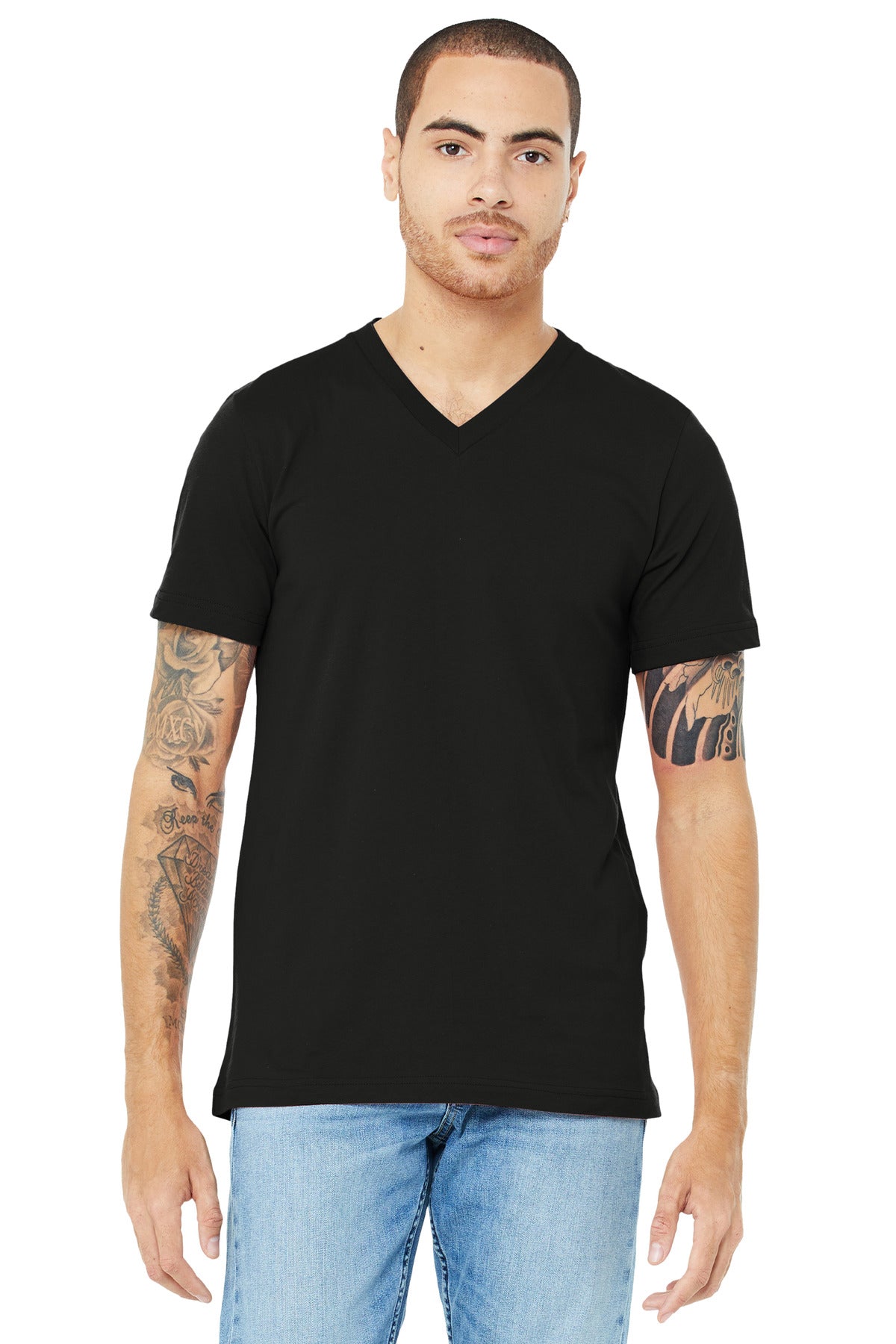 BELLA+CANVAS  ®  Unisex Jersey Short Sleeve V-Neck Tee. BC3005 - Bella + Canvas BC3005