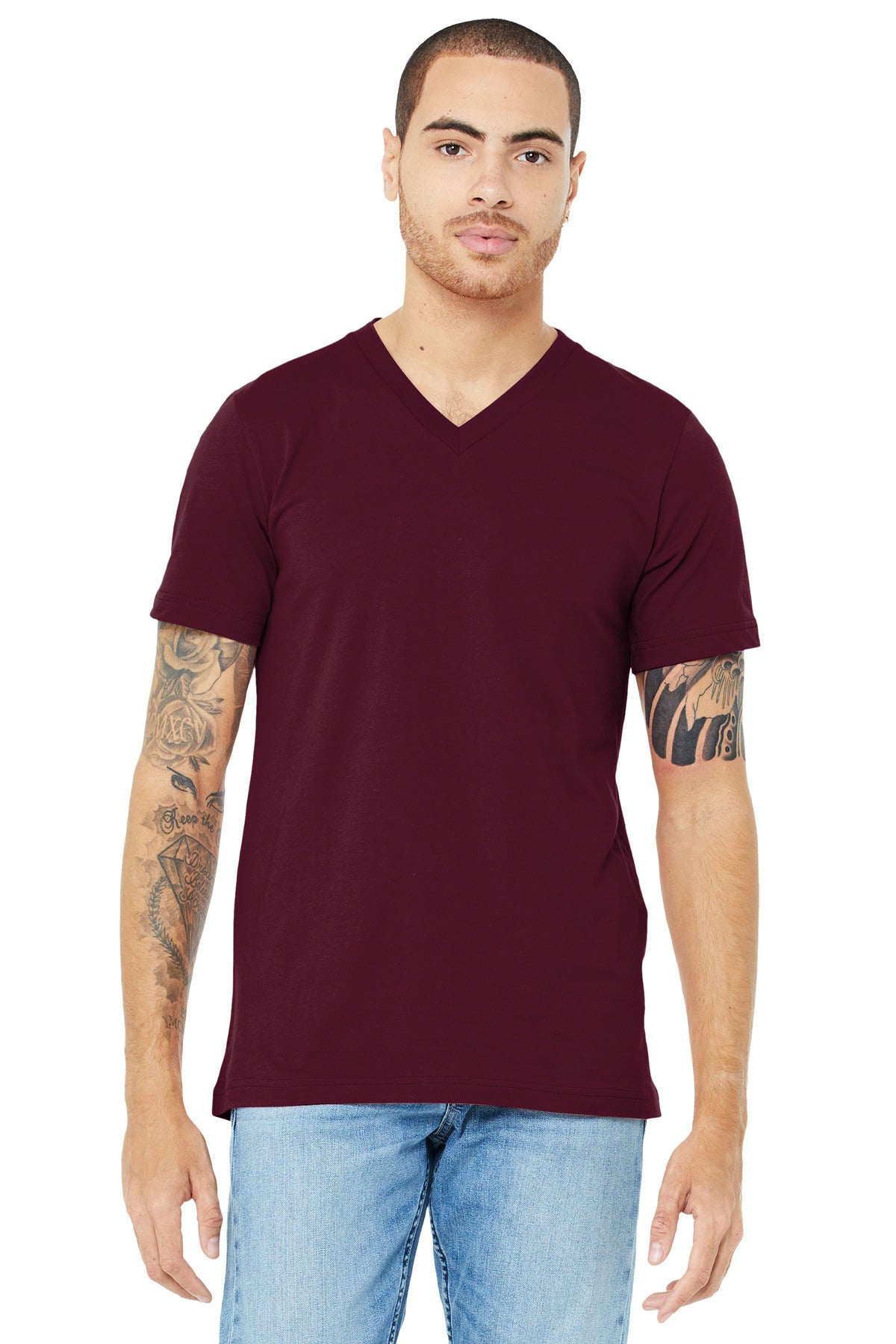 BELLA+CANVAS  ®  Unisex Jersey Short Sleeve V-Neck Tee. BC3005 - Bella + Canvas BC3005