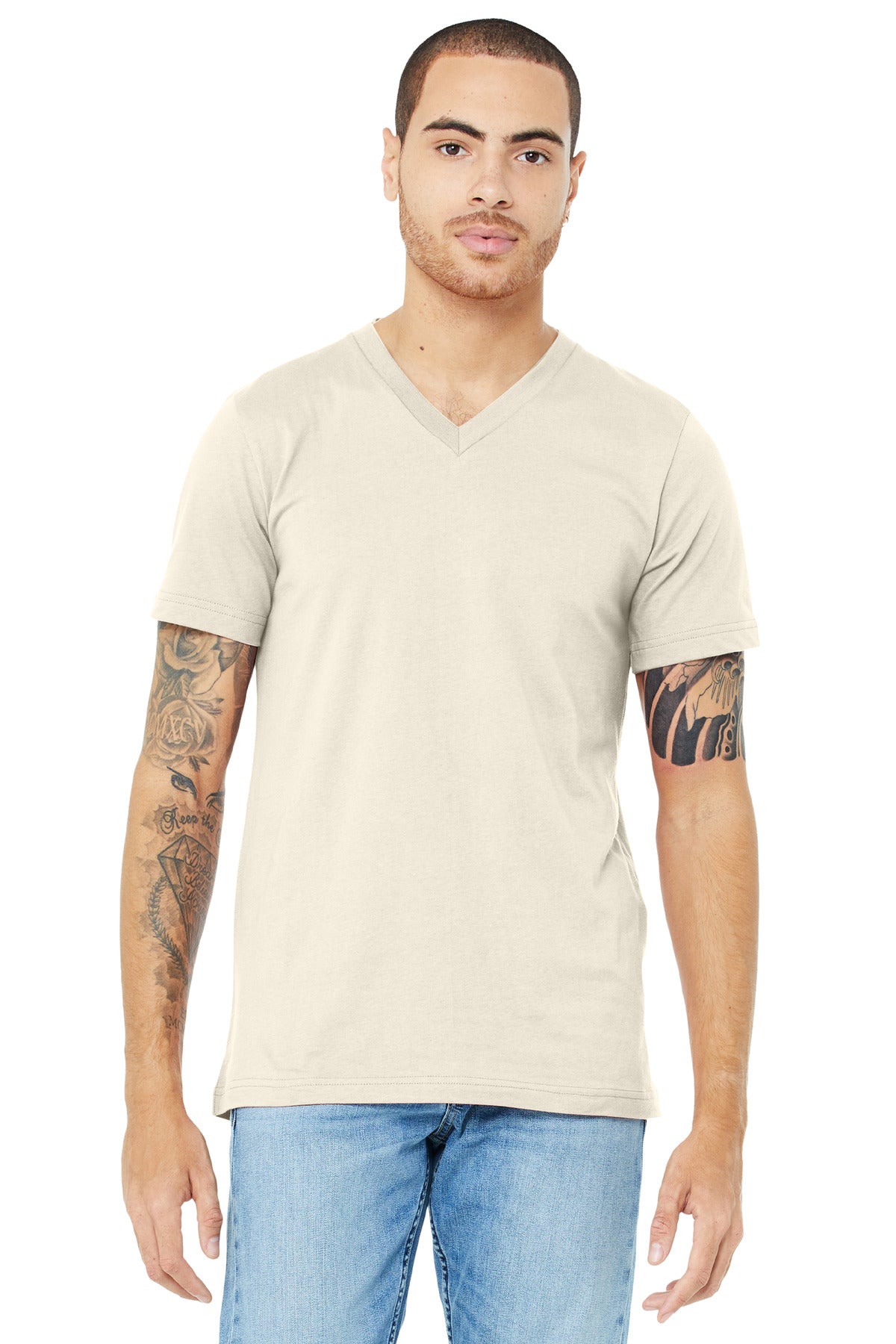 BELLA+CANVAS  ®  Unisex Jersey Short Sleeve V-Neck Tee. BC3005 - Bella + Canvas BC3005