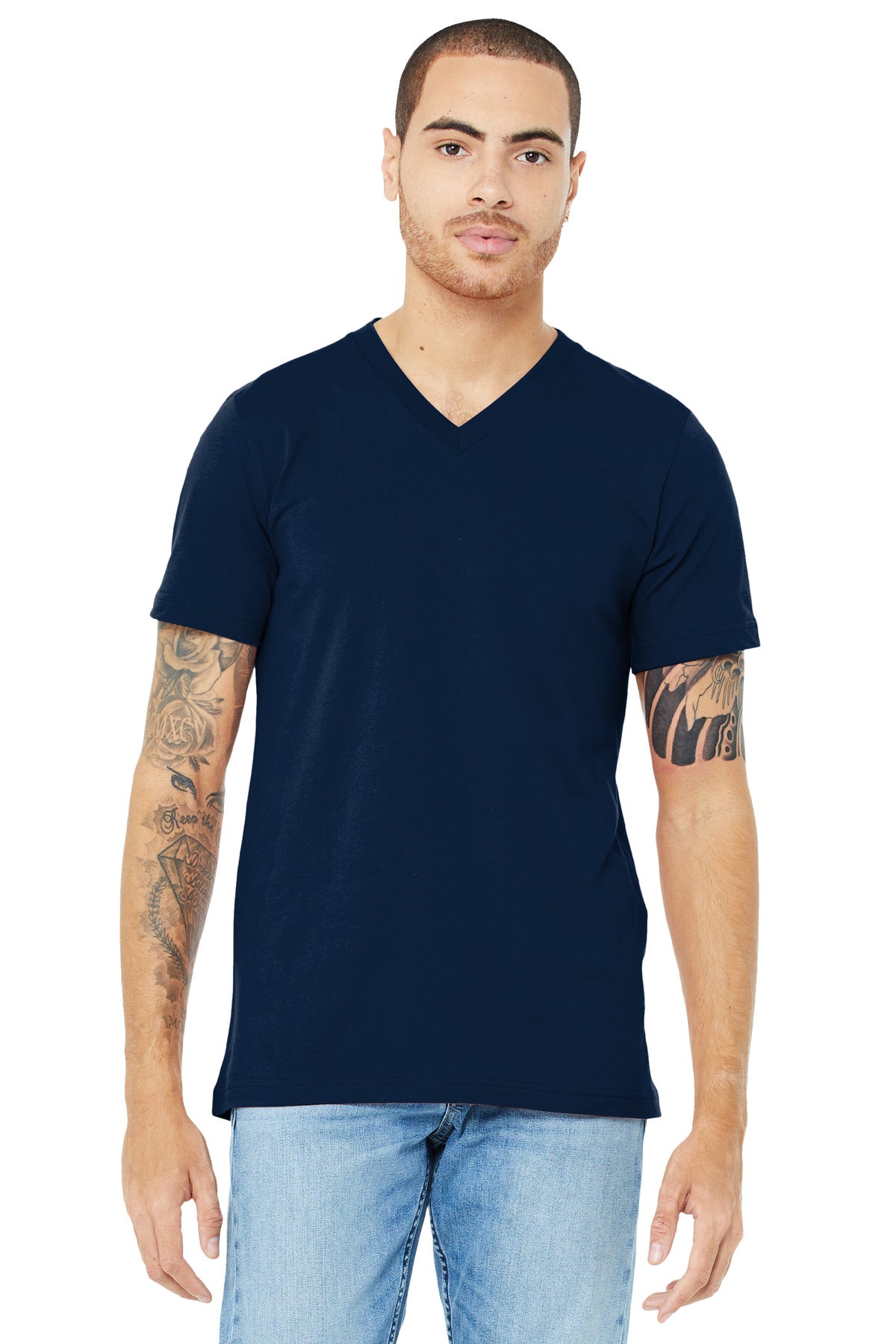 BELLA+CANVAS  ®  Unisex Jersey Short Sleeve V-Neck Tee. BC3005 - Bella + Canvas BC3005