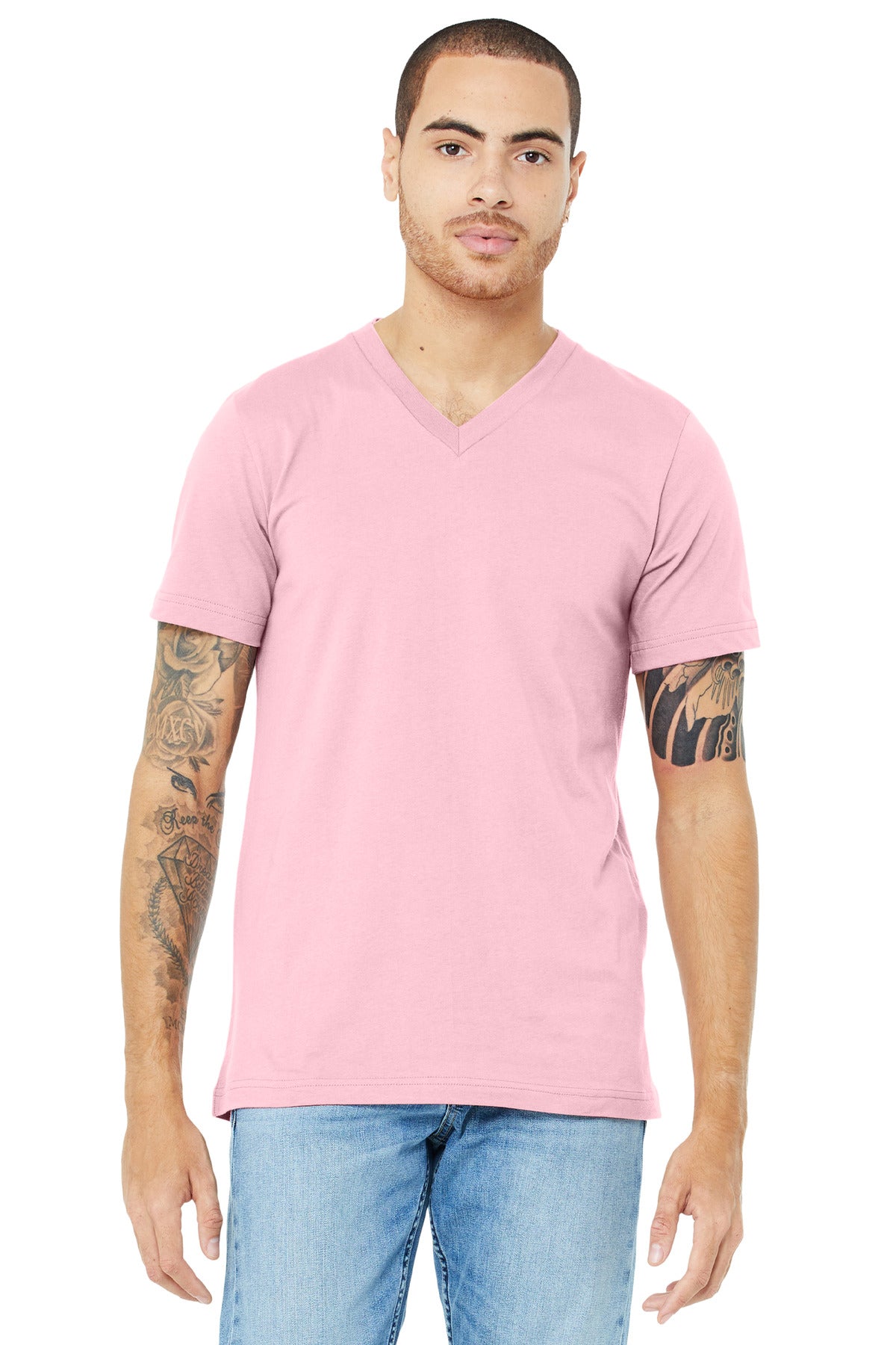 BELLA+CANVAS  ®  Unisex Jersey Short Sleeve V-Neck Tee. BC3005 - Bella + Canvas BC3005