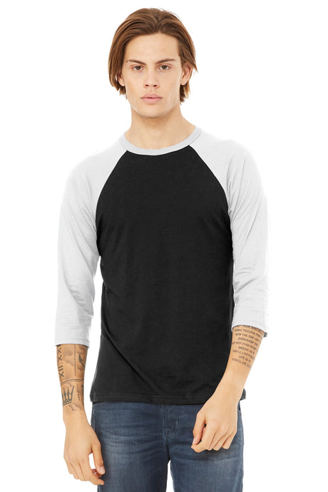 BELLA+CANVAS  ®  Unisex 3/4-Sleeve Baseball Tee. BC3200 - Bella + Canvas BC3200