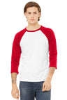 BELLA+CANVAS  ®  Unisex 3/4-Sleeve Baseball Tee. BC3200 - Bella + Canvas BC3200