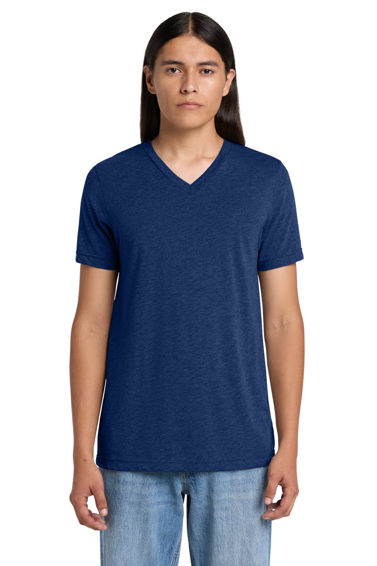 Joe's USA Premium Unisex Triblend Short Sleeve V-Neck Tee