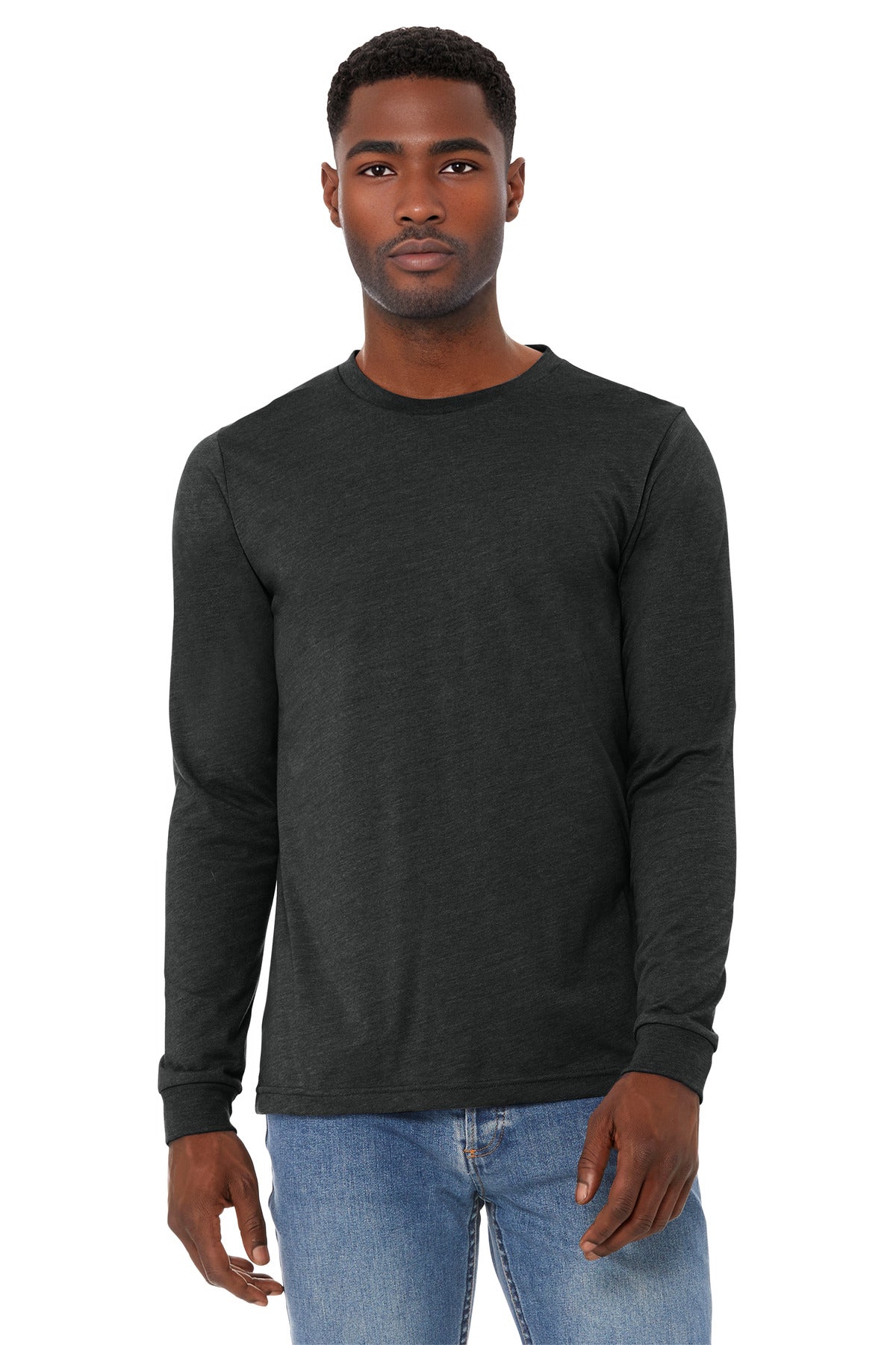 BELLA+CANVAS ®  Unisex Heather CVC Long Sleeve Tee BC3501CVC - Bella + Canvas BC3501CVC