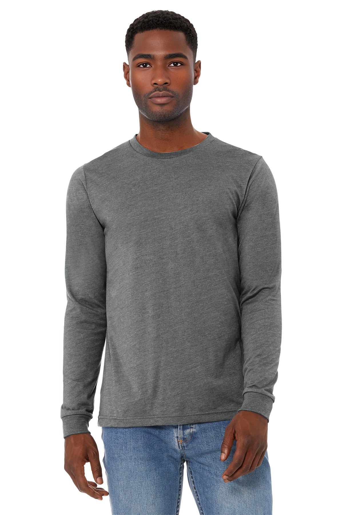 BELLA+CANVAS ®  Unisex Heather CVC Long Sleeve Tee BC3501CVC - Bella + Canvas BC3501CVC