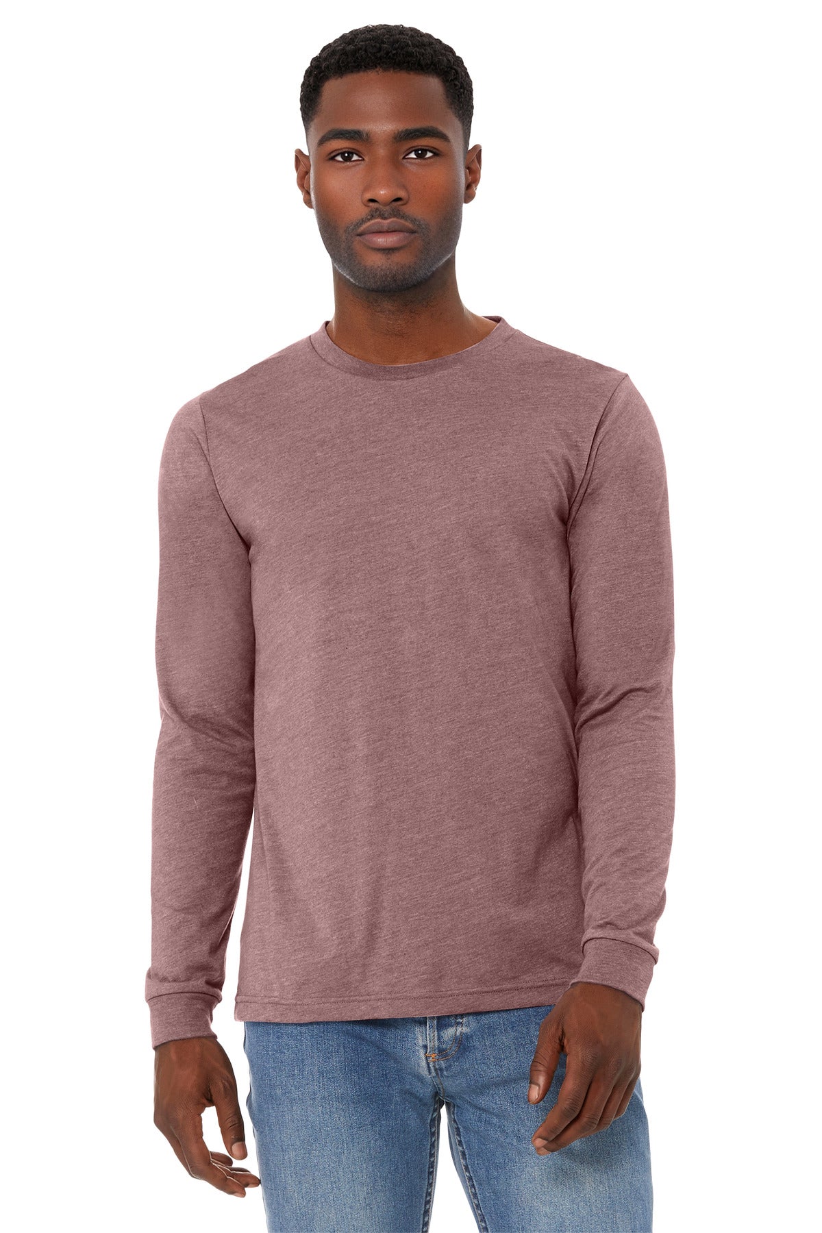BELLA+CANVAS ®  Unisex Heather CVC Long Sleeve Tee BC3501CVC - Bella + Canvas BC3501CVC