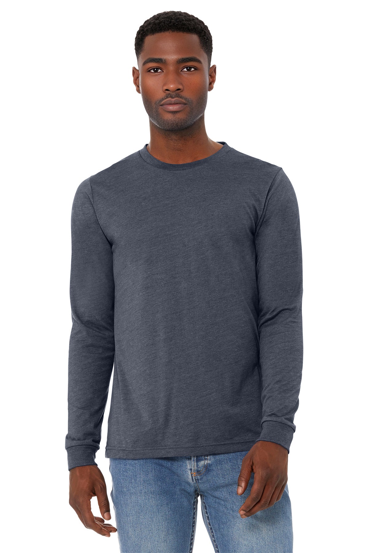 BELLA+CANVAS ®  Unisex Heather CVC Long Sleeve Tee BC3501CVC - Bella + Canvas BC3501CVC