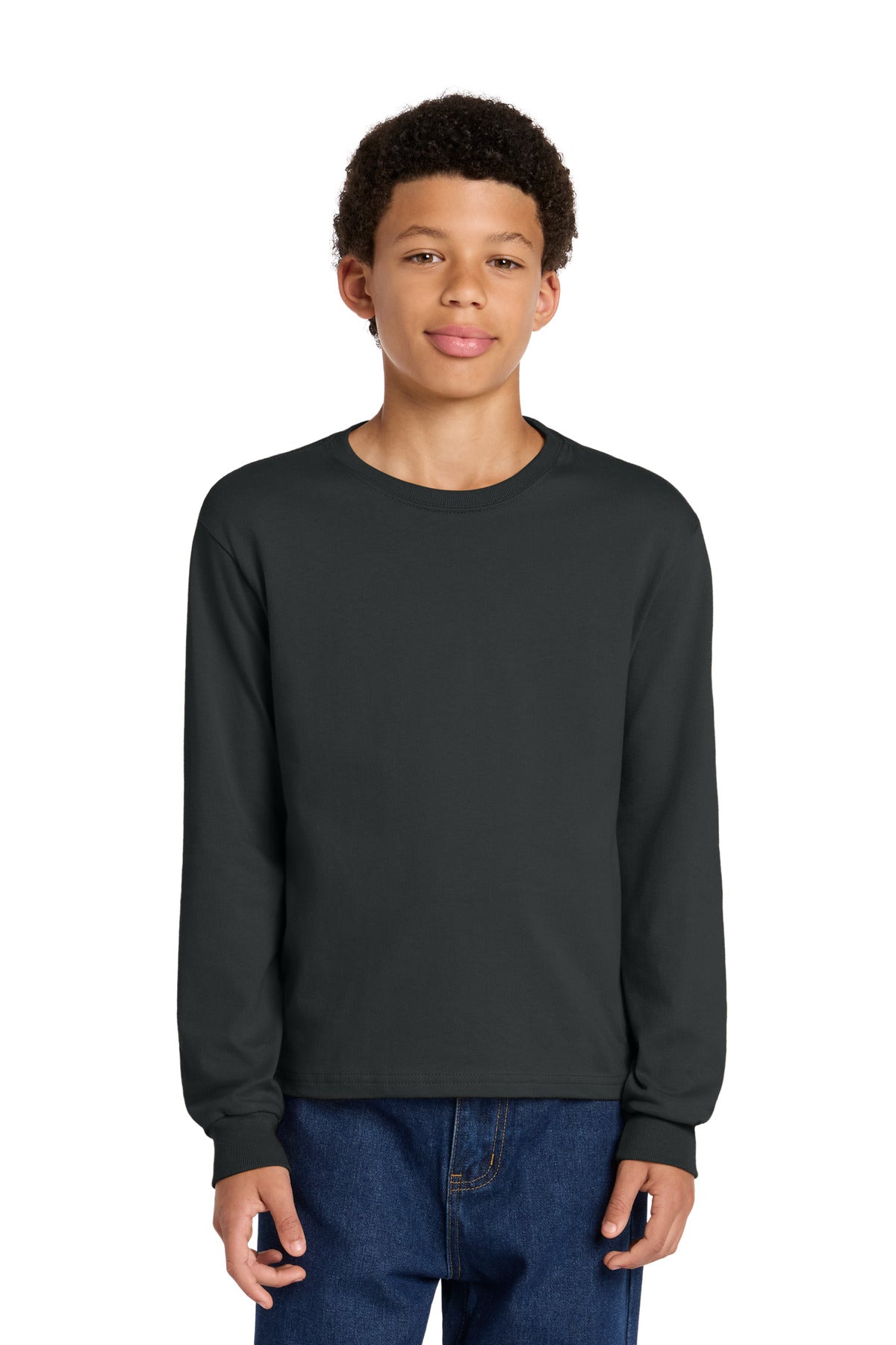 Joe's USA Premium Youth 6-Ounce Heavyweight Long Sleeve Tee