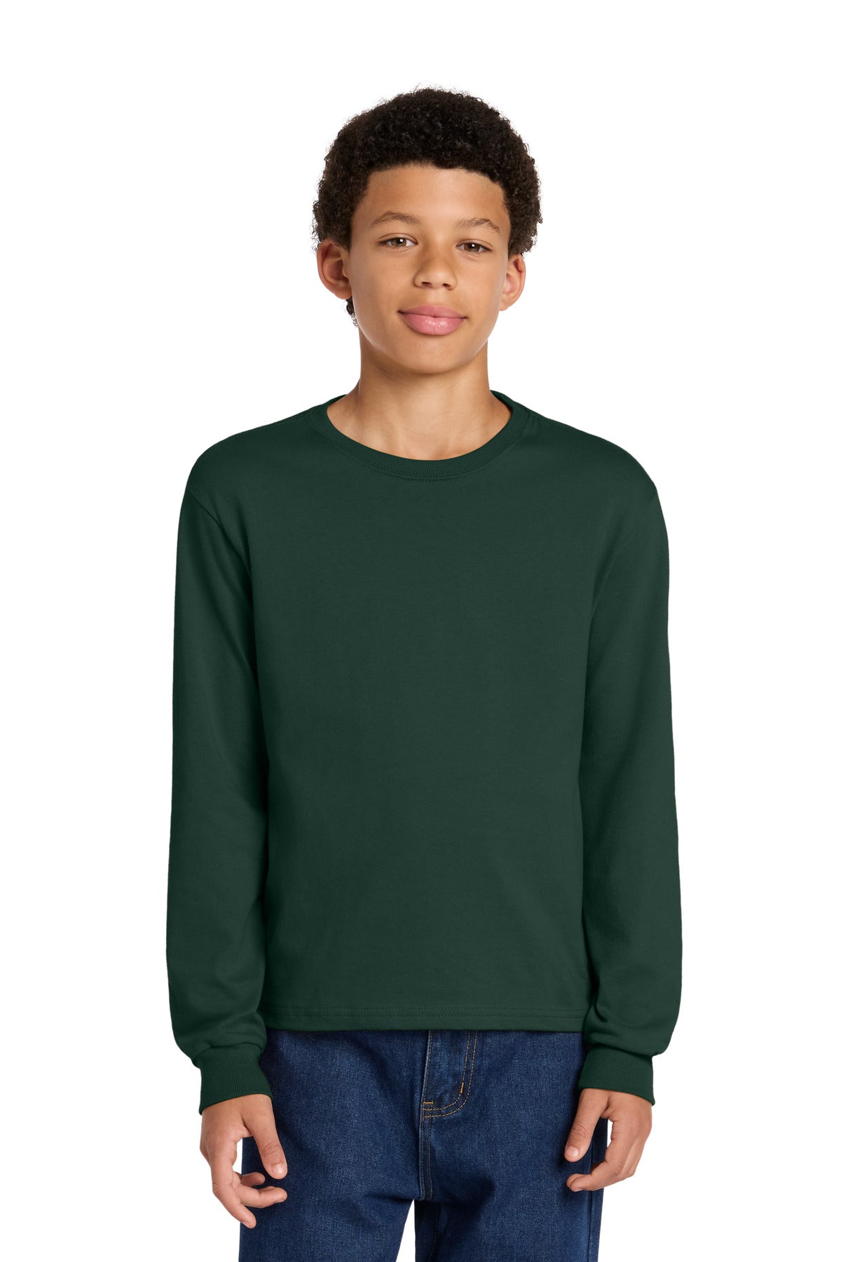 Joe's USA Premium Youth 6-Ounce Heavyweight Long Sleeve Tee