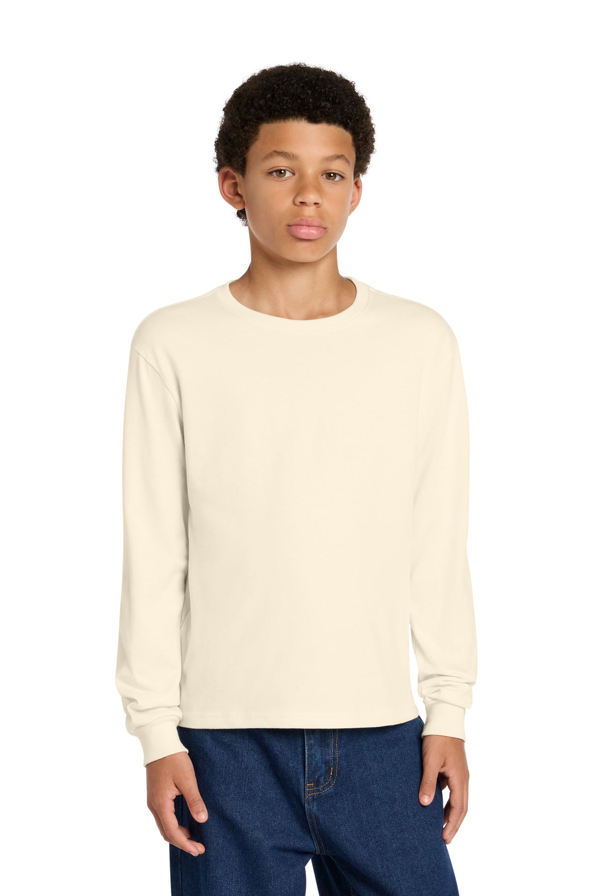Joe's USA Premium Youth 6-Ounce Heavyweight Long Sleeve Tee