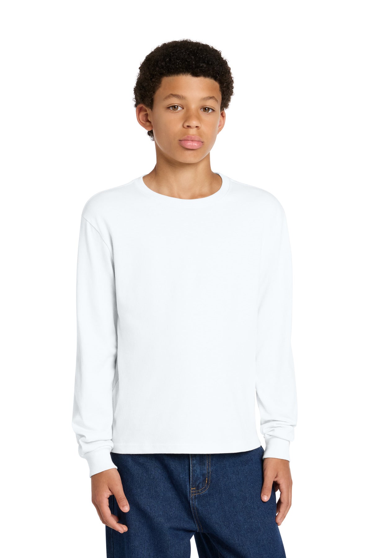 Joe's USA Premium Youth 6-Ounce Heavyweight Long Sleeve Tee