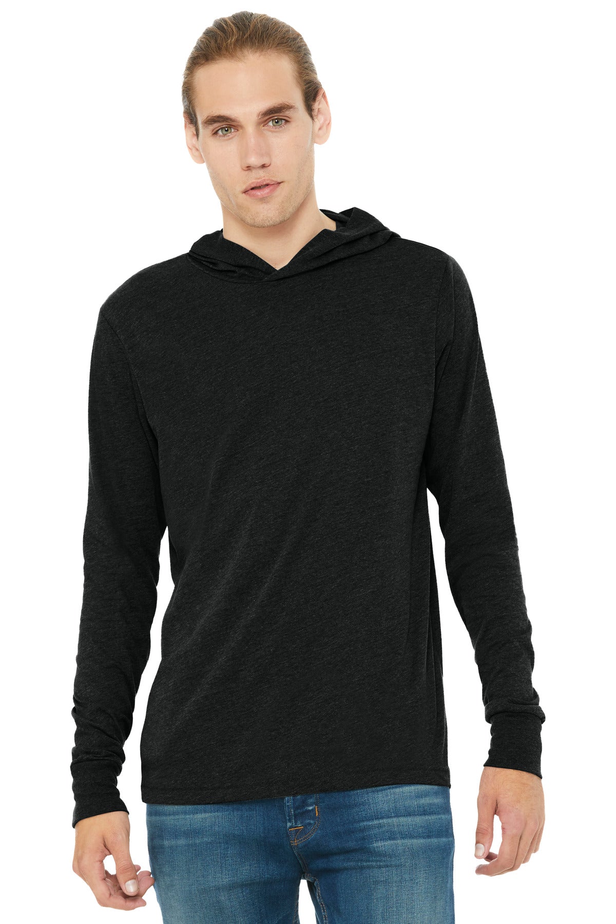 BELLA+CANVAS  ®  Unisex Jersey Long Sleeve Hoodie. BC3512 - Bella + Canvas BC3512