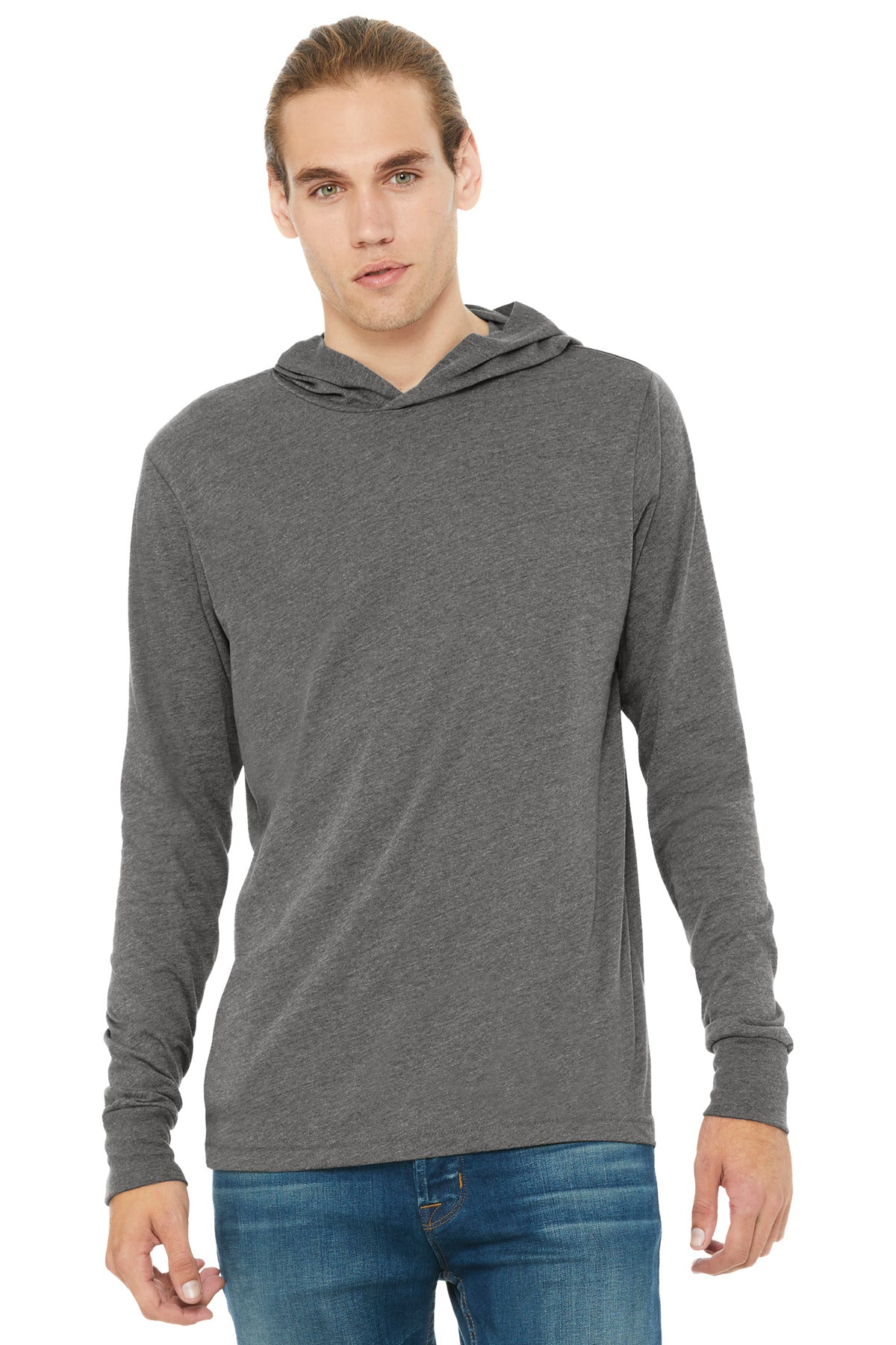 BELLA+CANVAS  ®  Unisex Jersey Long Sleeve Hoodie. BC3512 - Bella + Canvas BC3512