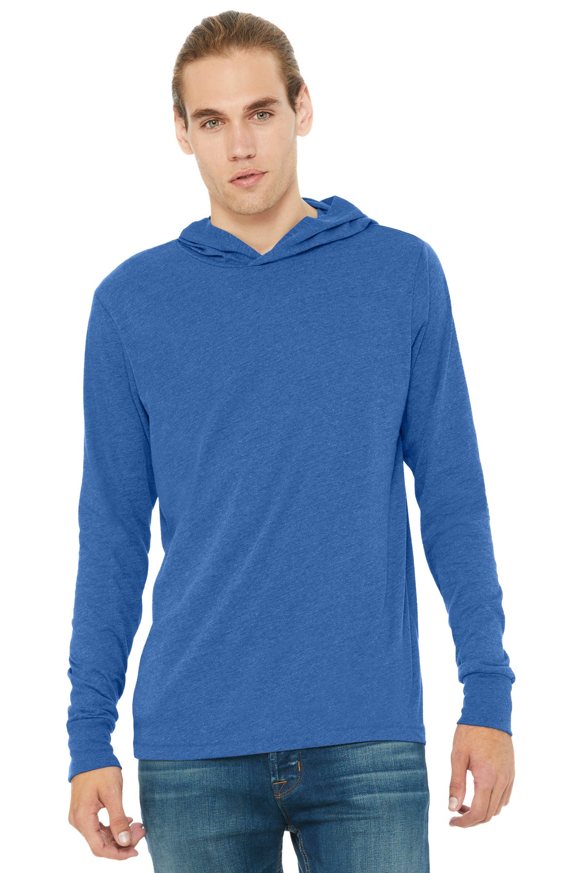 BELLA+CANVAS  ®  Unisex Jersey Long Sleeve Hoodie. BC3512 - Bella + Canvas BC3512