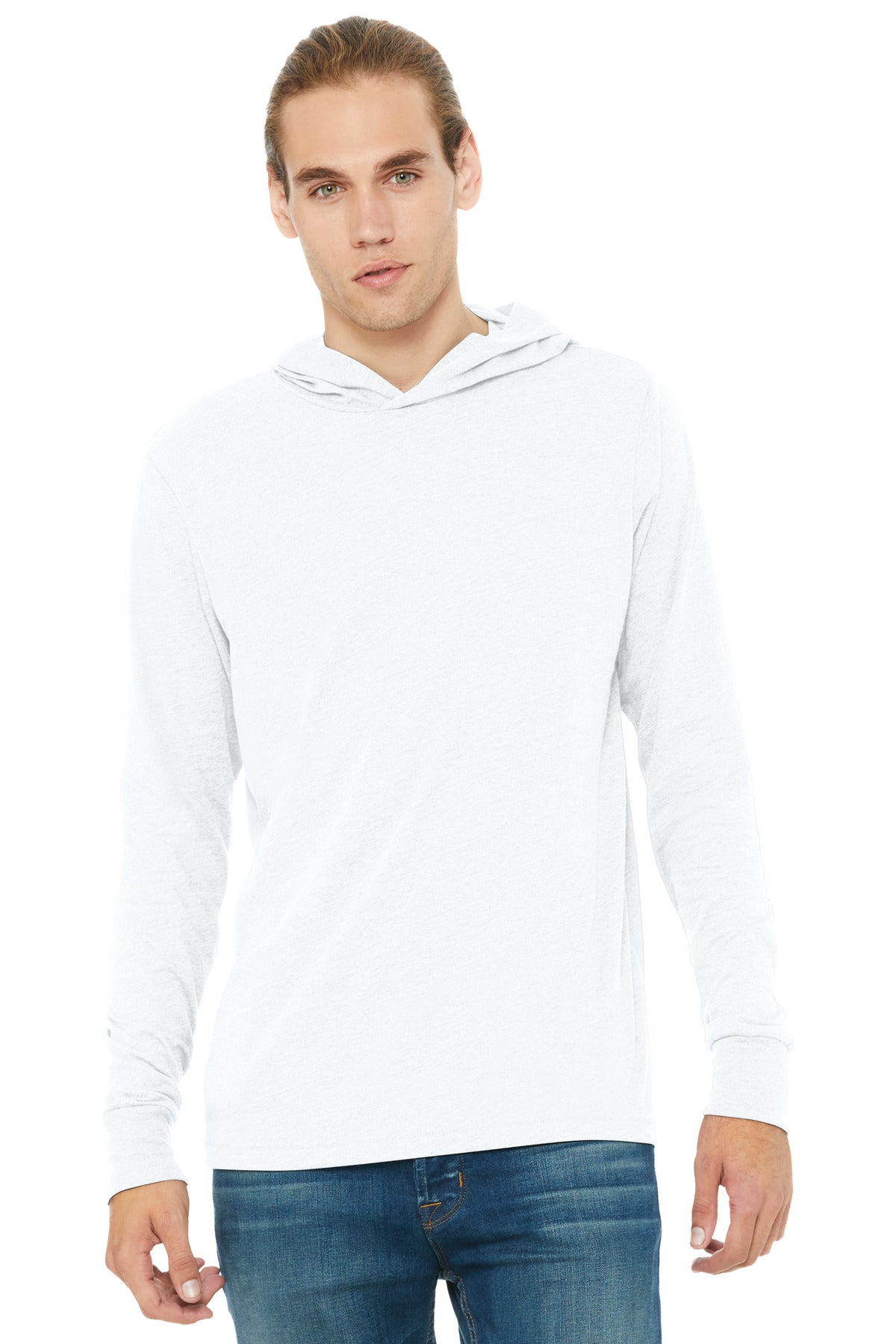 BELLA+CANVAS  ®  Unisex Jersey Long Sleeve Hoodie. BC3512 - Bella + Canvas BC3512