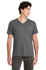 Joe's USA Premium Unisex Textured Jersey V-Neck Tee
