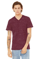BELLA+CANVAS ®  Unisex Textured Jersey V-Neck Tee BC3655 - Bella + Canvas BC3655