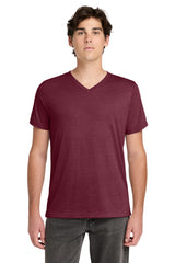 Joe's USA Premium Unisex Textured Jersey V-Neck Tee