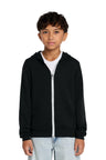 Joe's USA Premium Youth Sponge Fleece Full-Zip Hooded Sweatshirt
