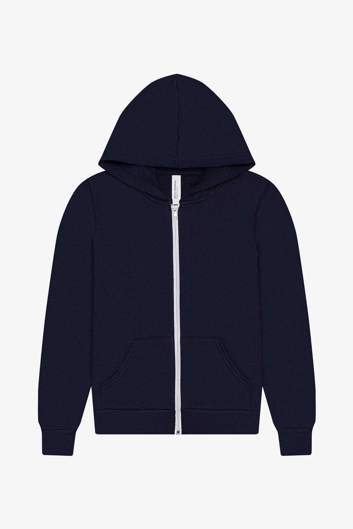 BELLA+CANVAS ®  Youth Sponge Fleece Full-Zip Hooded Sweatshirt BC3739Y - Bella + Canvas BC3739Y