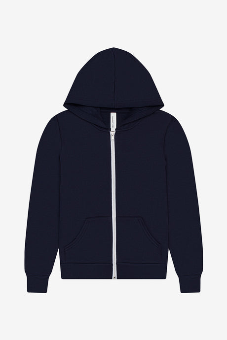 BELLA+CANVAS ®  Youth Sponge Fleece Full-Zip Hooded Sweatshirt BC3739Y - Bella + Canvas BC3739Y