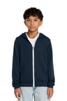 Joe's USA Premium Youth Sponge Fleece Full-Zip Hooded Sweatshirt