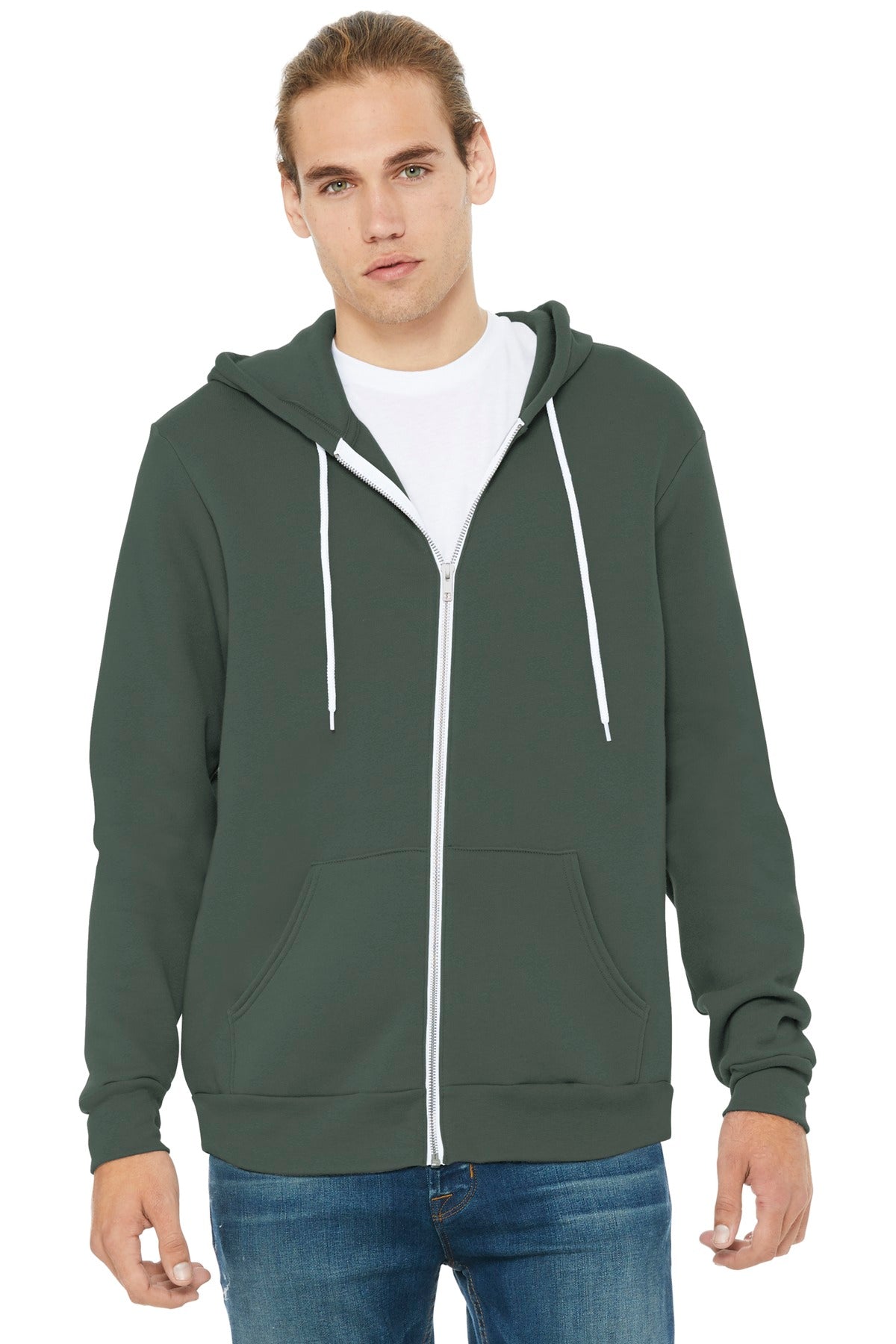 BELLA+CANVAS  ®  Unisex Sponge Fleece Full-Zip Hoodie. BC3739 - Bella + Canvas BC3739