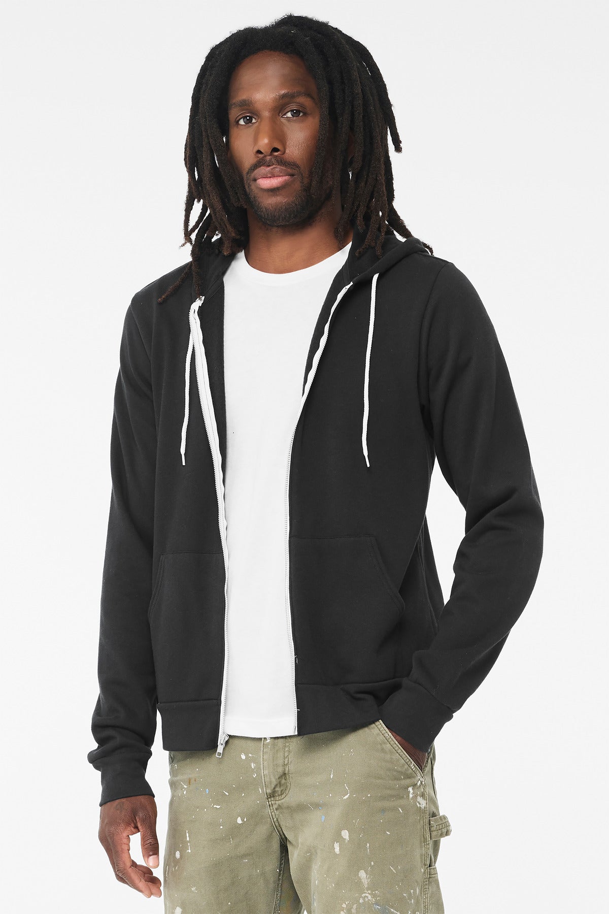 BELLA+CANVAS  ®  Unisex Sponge Fleece Full-Zip Hoodie. BC3739 - Bella + Canvas BC3739