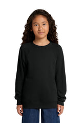 Joe's USA Premium Youth Sponge Fleece Raglan Sweatshirt