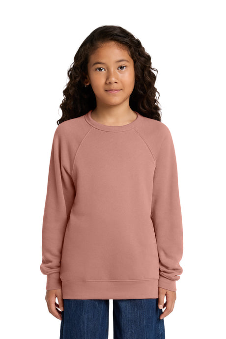 Joe's USA Premium Youth Sponge Fleece Raglan Sweatshirt