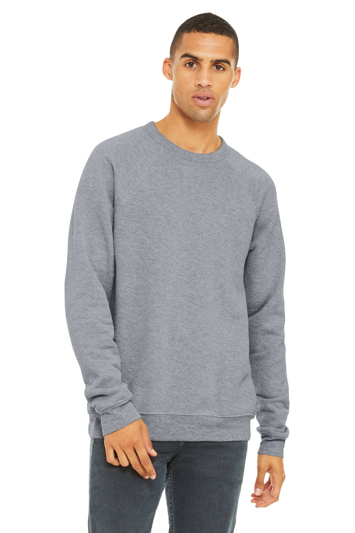 BELLA+CANVAS  ®  Unisex Sponge Fleece Raglan Sweatshirt. BC3901 - Bella + Canvas BC3901