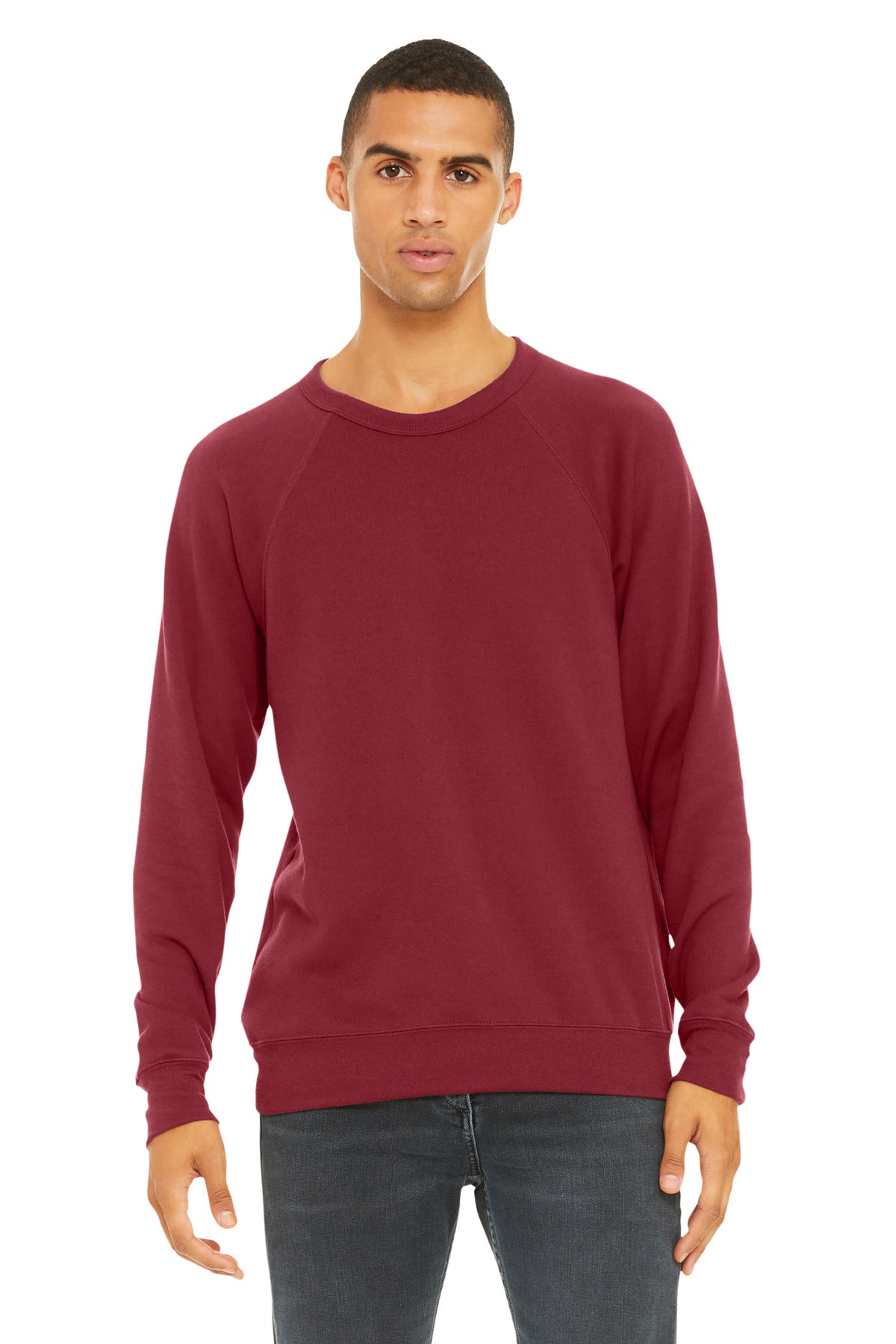 BELLA+CANVAS  ®  Unisex Sponge Fleece Raglan Sweatshirt. BC3901 - Bella + Canvas BC3901