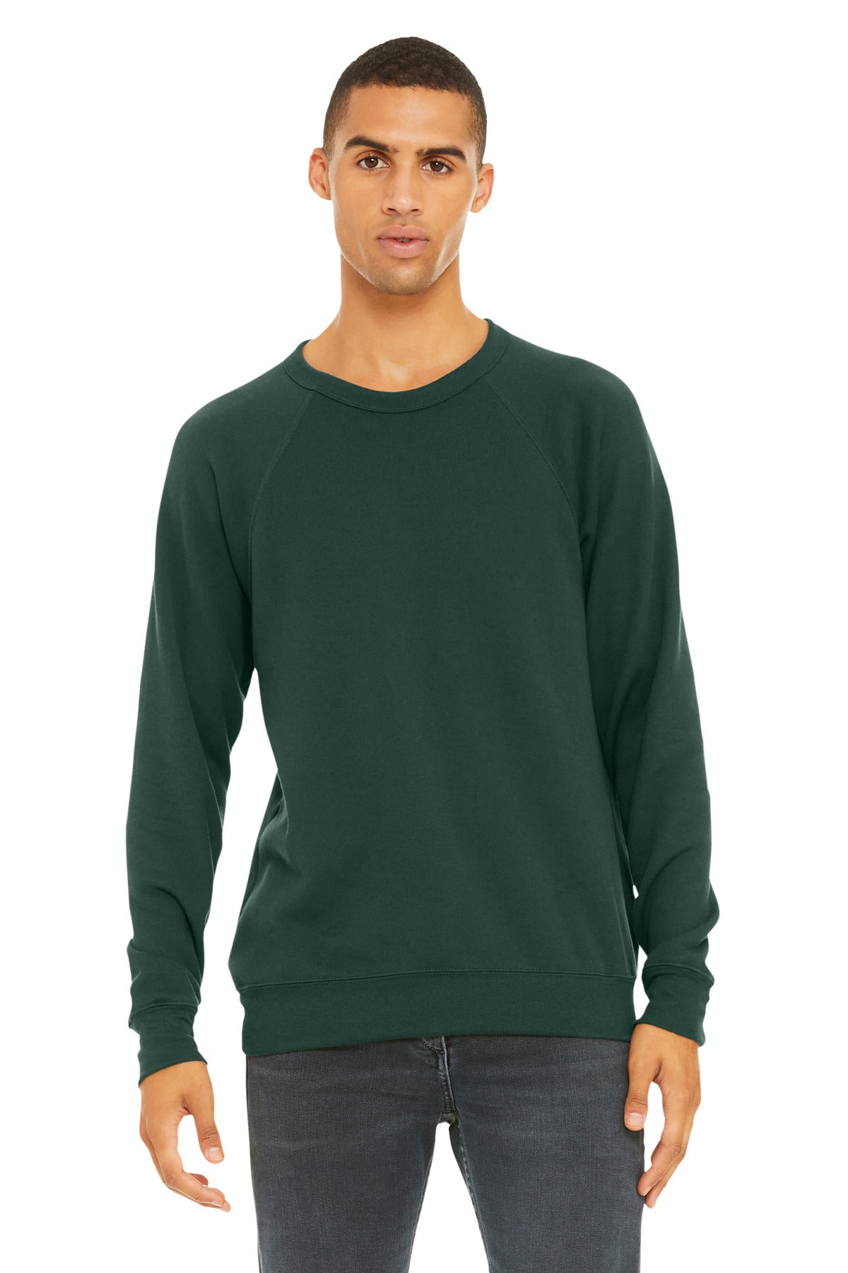 BELLA+CANVAS  ®  Unisex Sponge Fleece Raglan Sweatshirt. BC3901 - Bella + Canvas BC3901