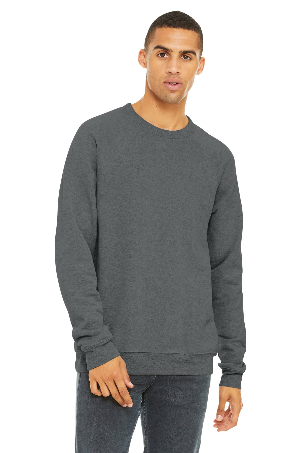 BELLA+CANVAS  ®  Unisex Sponge Fleece Raglan Sweatshirt. BC3901 - Bella + Canvas BC3901