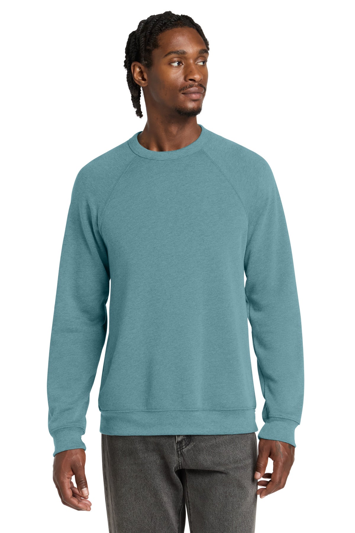 Joe's USA Premium Unisex Sponge Fleece Raglan Sweatshirt