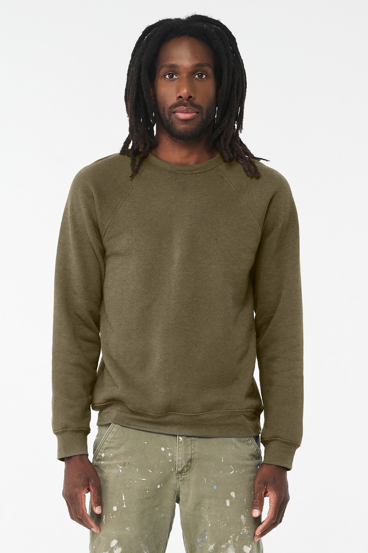 BELLA+CANVAS  ®  Unisex Sponge Fleece Raglan Sweatshirt. BC3901 - Bella + Canvas BC3901