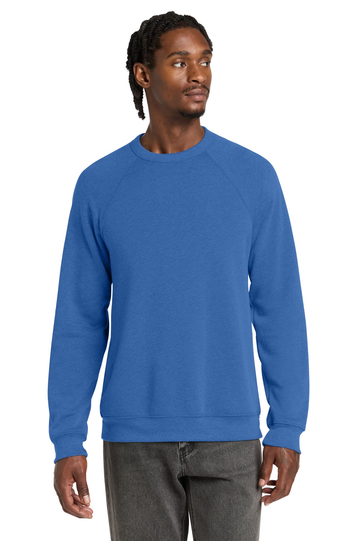 Joe's USA Premium Unisex Sponge Fleece Raglan Sweatshirt