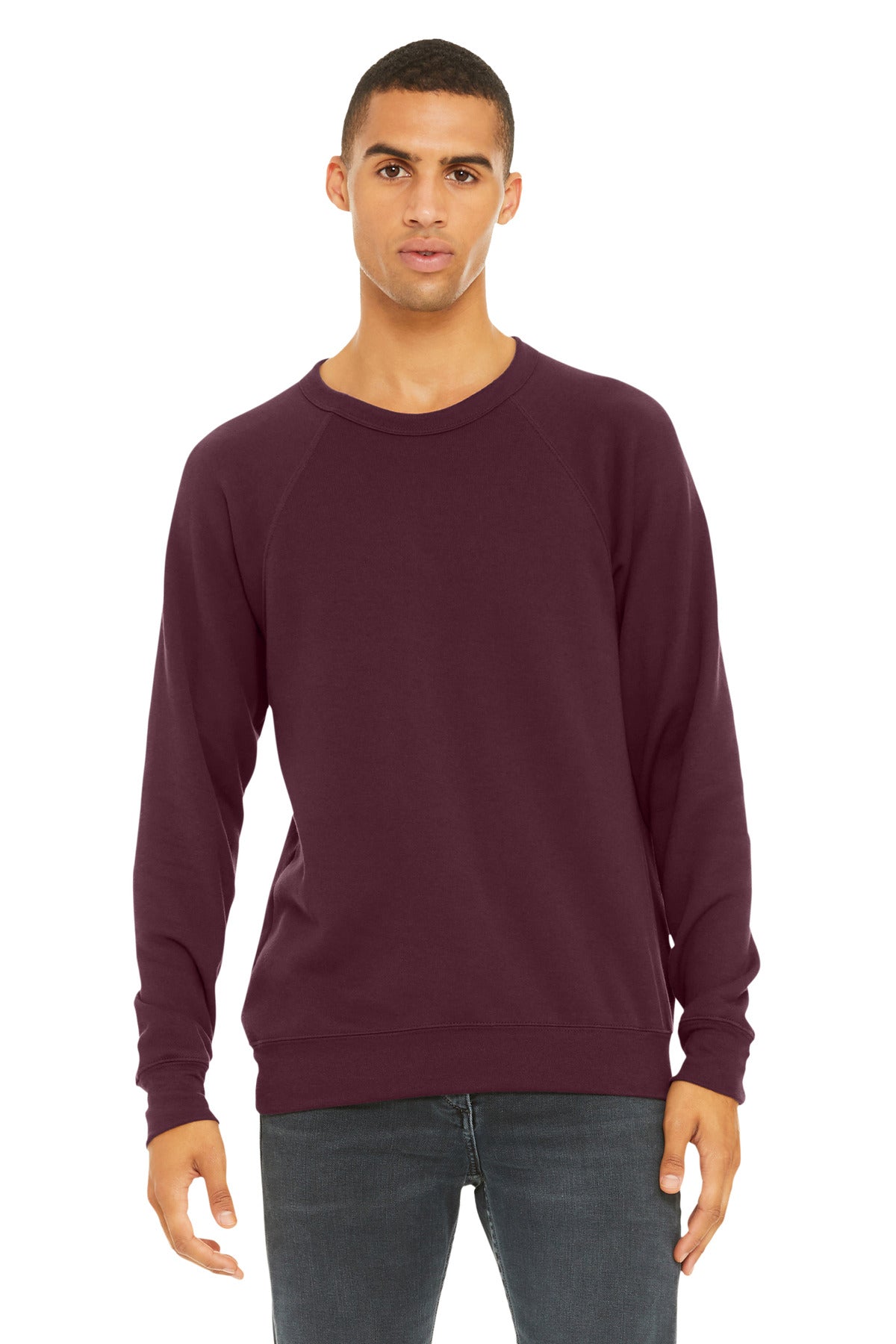 BELLA+CANVAS  ®  Unisex Sponge Fleece Raglan Sweatshirt. BC3901 - Bella + Canvas BC3901