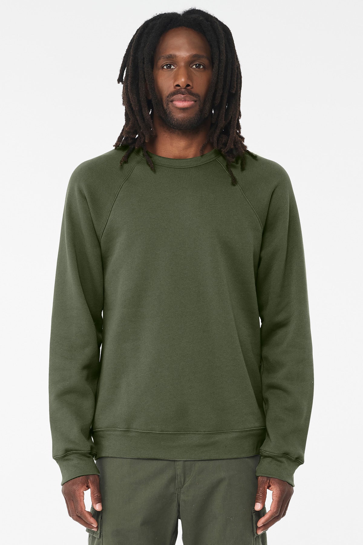 BELLA+CANVAS  ®  Unisex Sponge Fleece Raglan Sweatshirt. BC3901 - Bella + Canvas BC3901