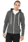 BELLA+CANVAS  ®  Unisex Triblend Sponge Fleece Full-Zip Hoodie. BC3909 - Bella + Canvas BC3909