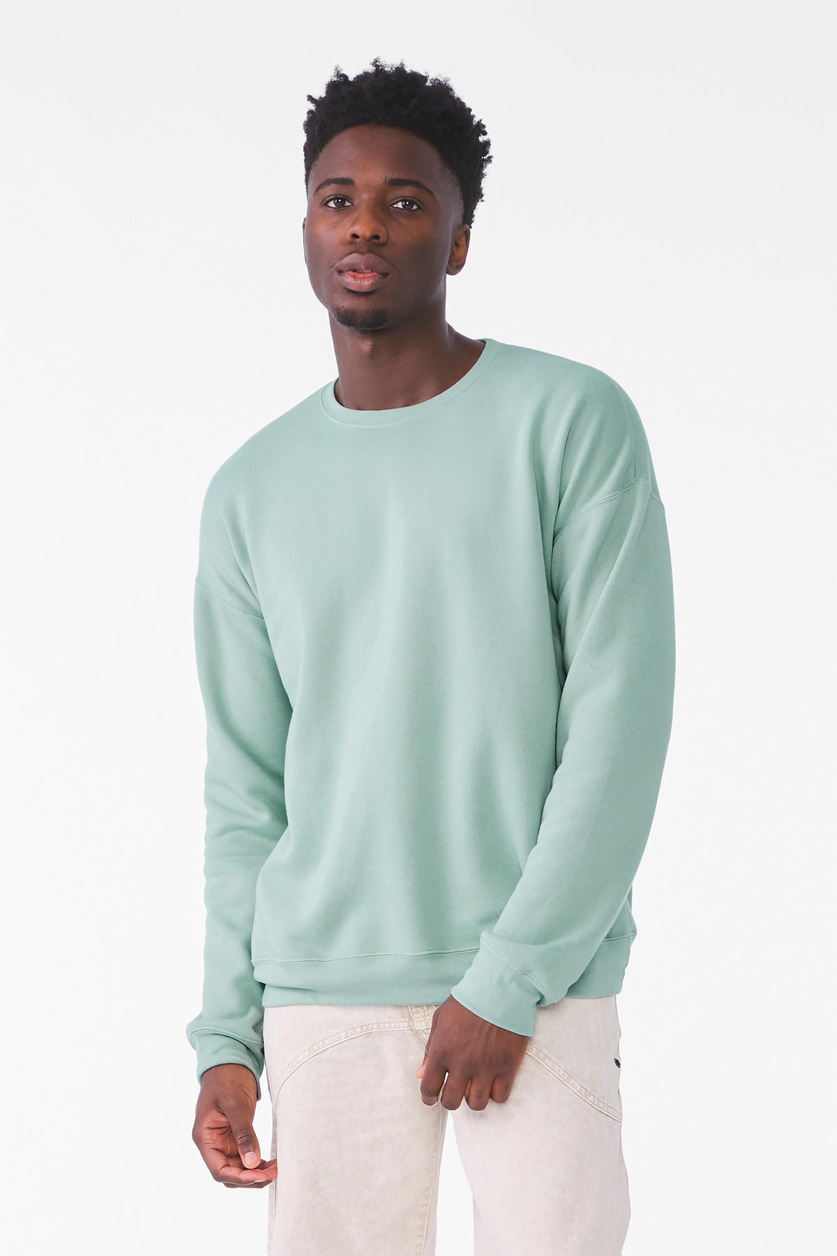 BELLA+CANVAS  ®  Unisex Sponge Fleece Drop Shoulder Sweatshirt. BC3945 - Bella + Canvas BC3945