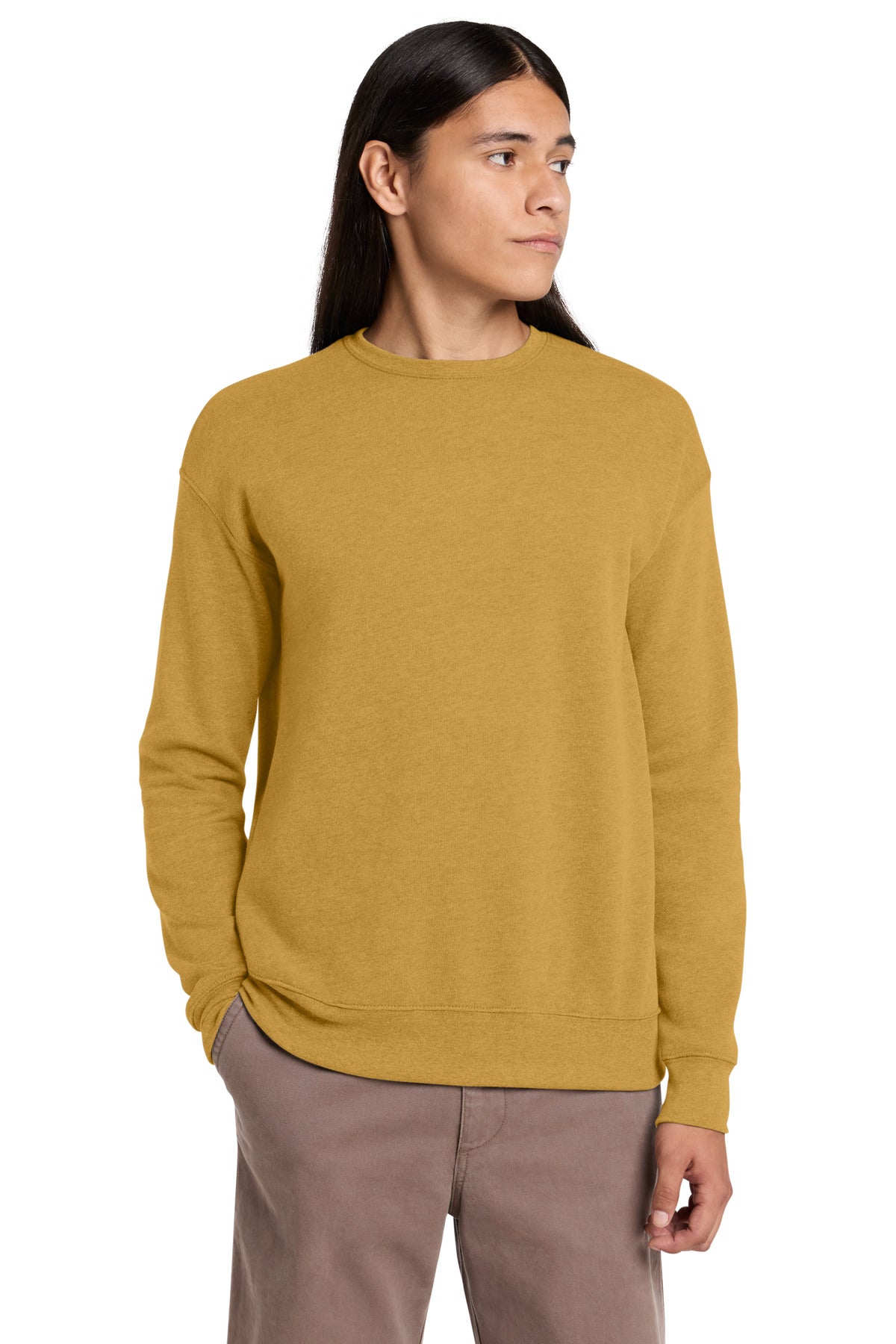 Joe's USA Premium Unisex Sponge Fleece Drop Shoulder Sweatshirt