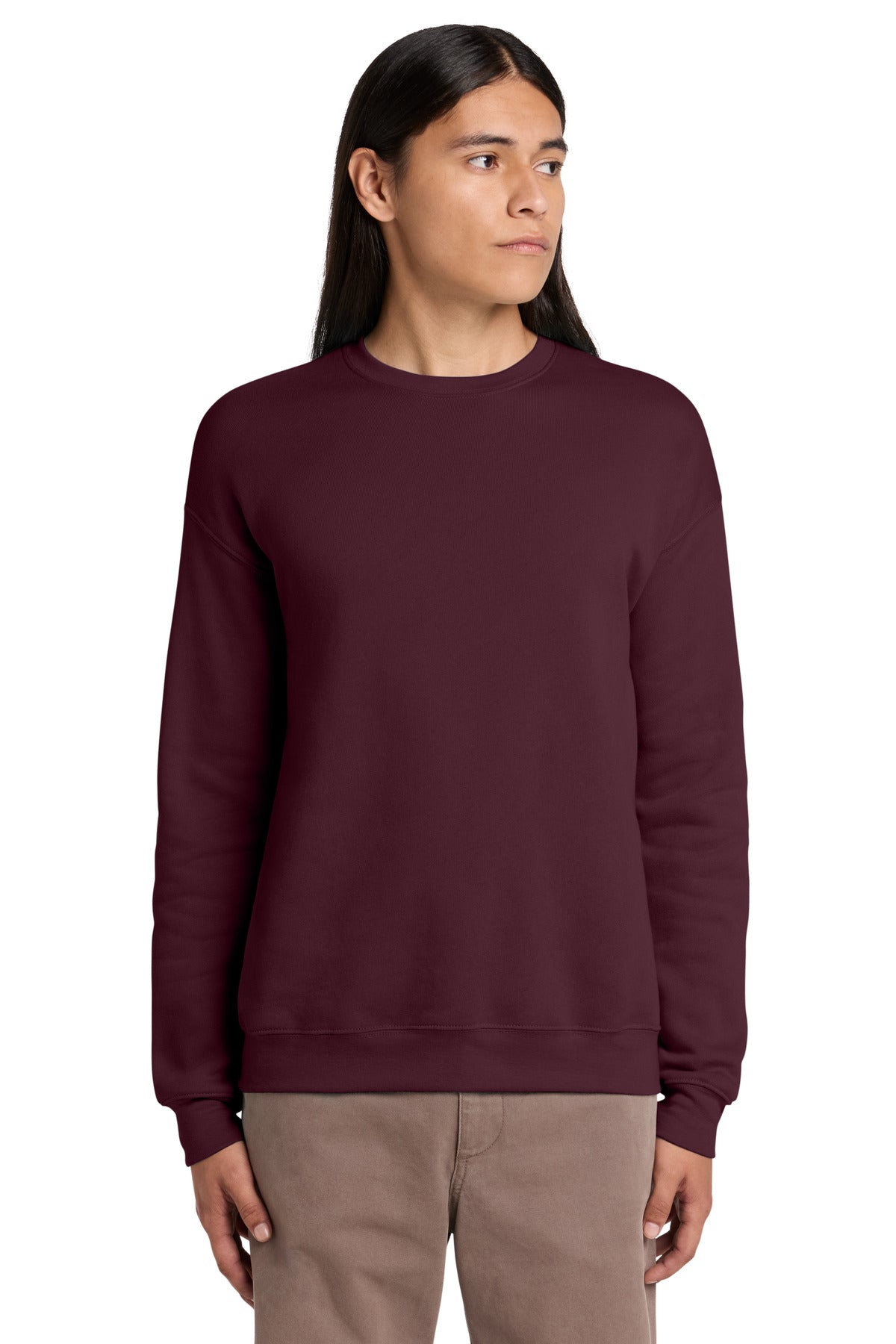 Joe's USA Premium Unisex Sponge Fleece Drop Shoulder Sweatshirt