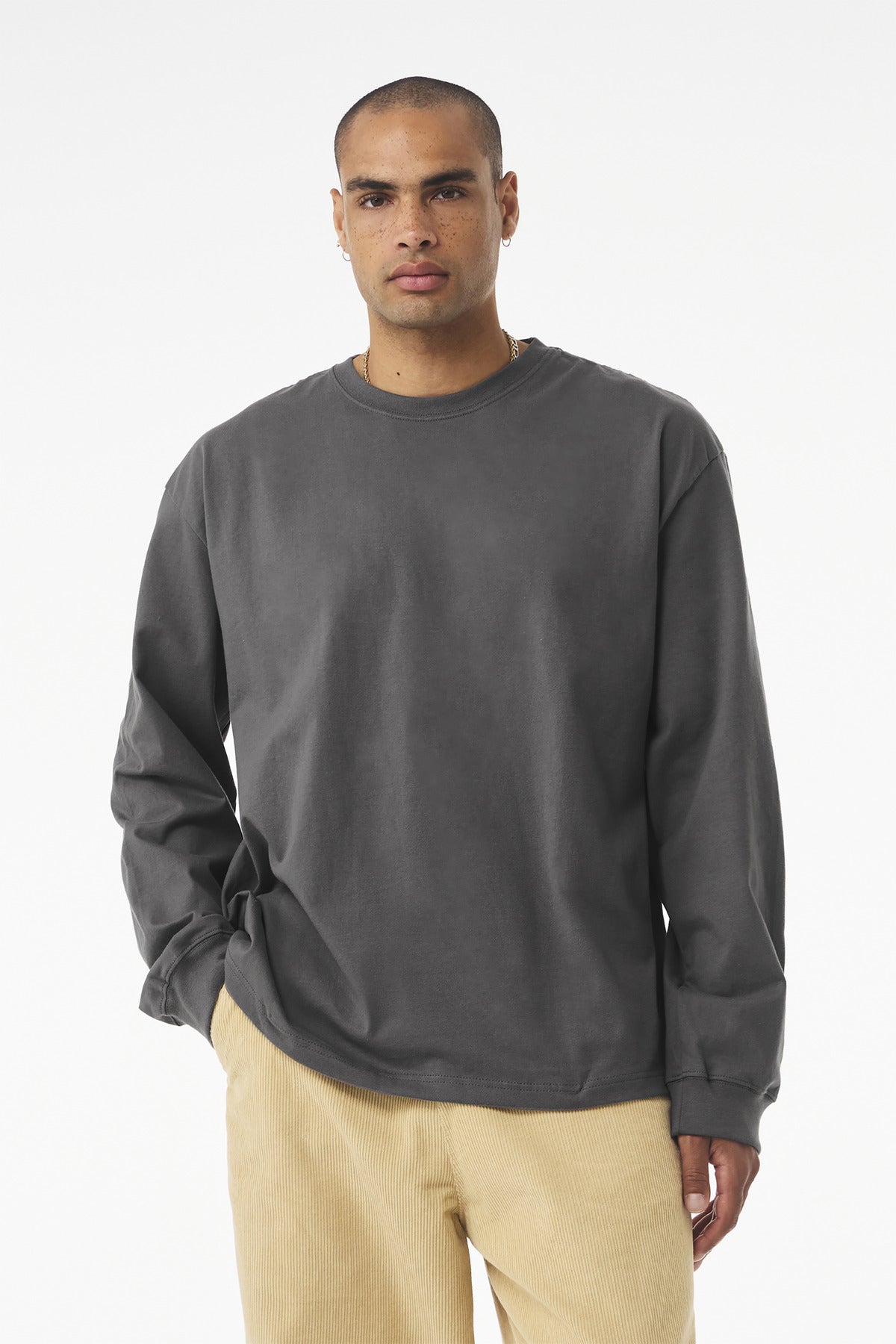 BELLA+CANVAS ®  Unisex 7.5-Ounce Heavyweight Long Sleeve Tee BC4651 - Bella + Canvas BC4651