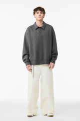 BELLA+CANVAS ®  Unisex 10-Ounce Polo Sweatshirt BC4741 - Bella + Canvas BC4741